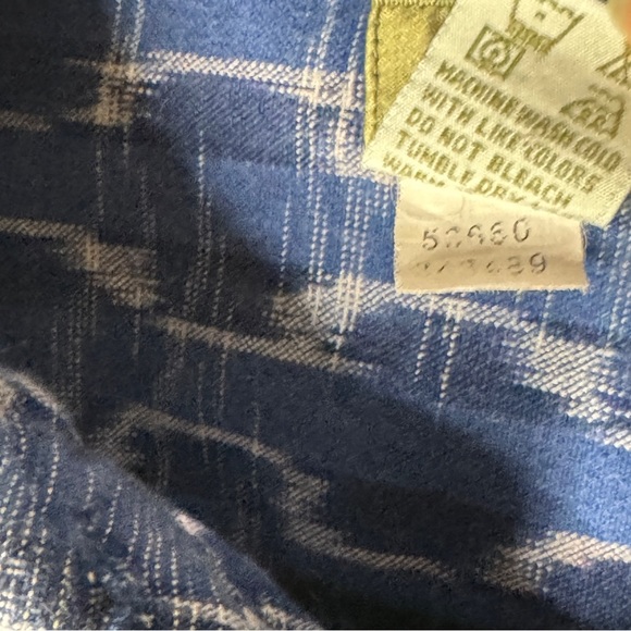 The Territory Ahead Blue Stripe Blouse - Size Large - 3/4 Sleeves - Picture 7 of 12